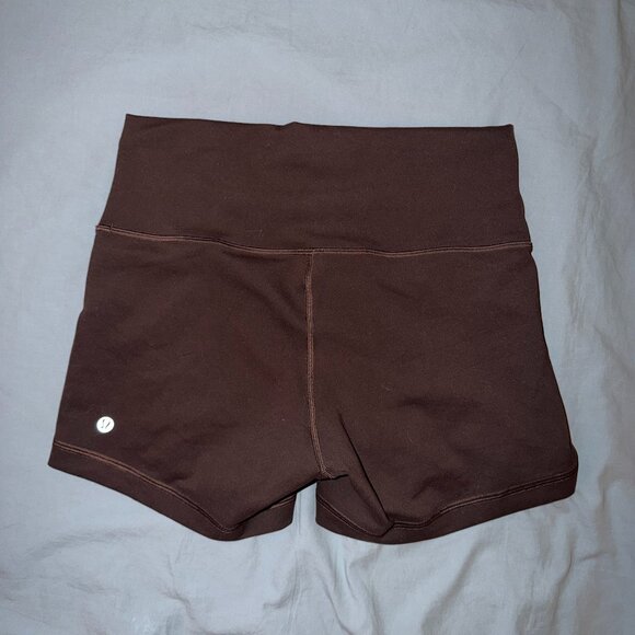 Lululemon Wunder Train High-Rise Short 2" - Brown 6 - Picture 1 of 4